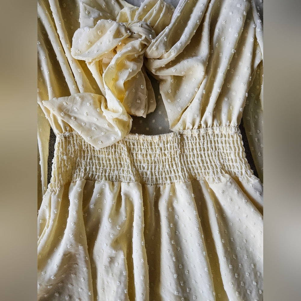 Yellow Ruffle Dress - Picture 9 of 11